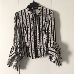 Lip Service steampunk top